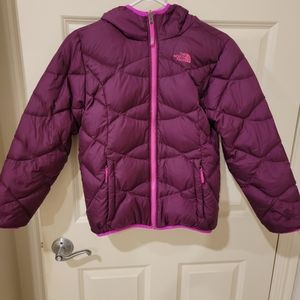Girls reversible North Face Coat